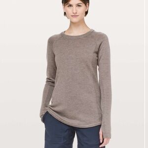 Lululemon Sit in Lotus Merino Wool Sweater